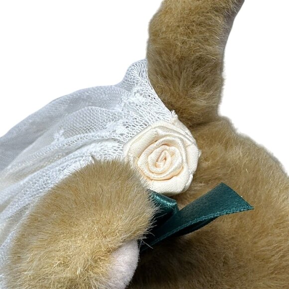 Dakin Victoria Rose Holly Pond Hill Bride Rabbit Bunny Plush Bridal Gown 12" - Picture 10 of 16
